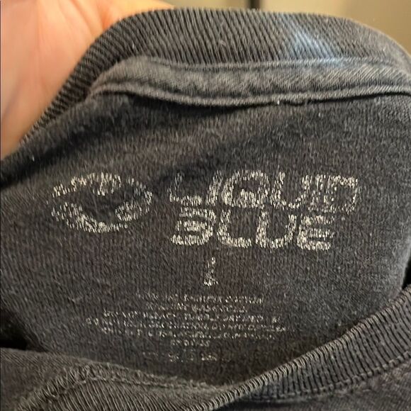 Liquid Blue Multi Color Mushroom Bohemian Tie-Dye Shirt Festival Concert - Picture 5 of 7